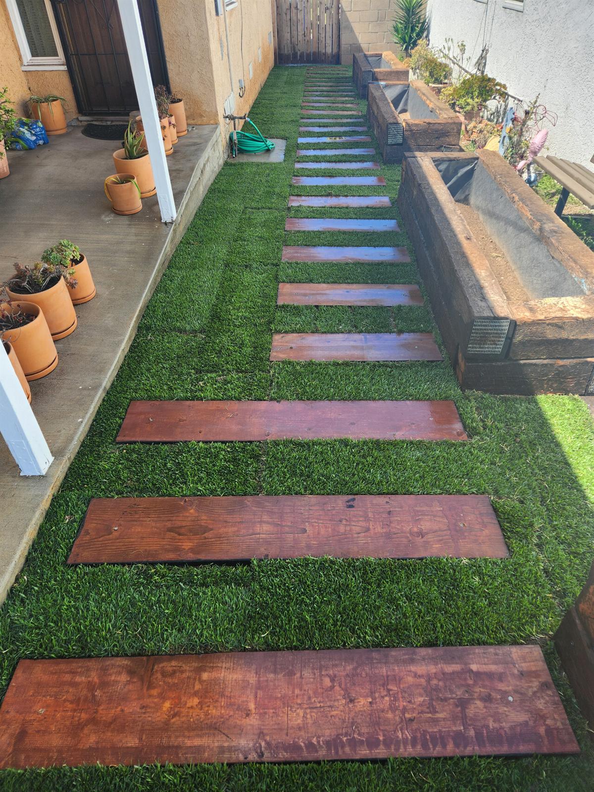 Rail Road Ties Planters